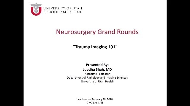 Grand Rounds: Lubdha Shah, MD