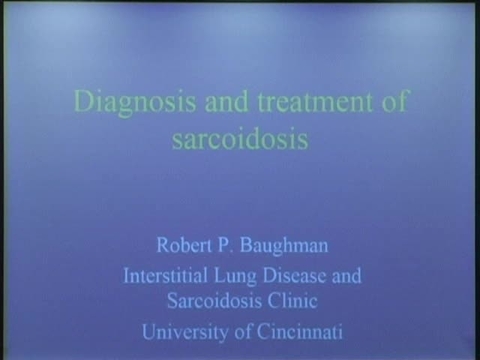 Grand Rounds: Robert Baughman 