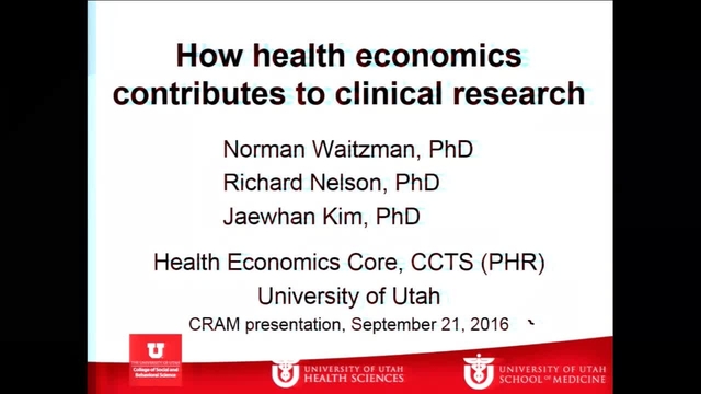 Grand Rounds: Norman Waitzman, Richard Nelson, Jaewhan Kim 
