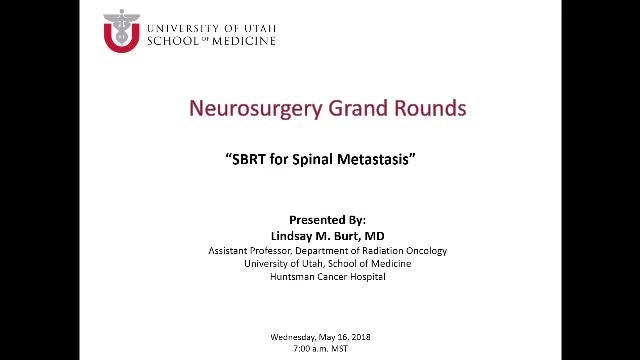 Grand Rounds: Lindsay M. Burt, MD