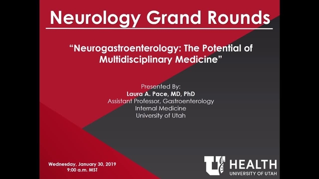 Grand Rounds: Laura A. Pace, MD, PhD