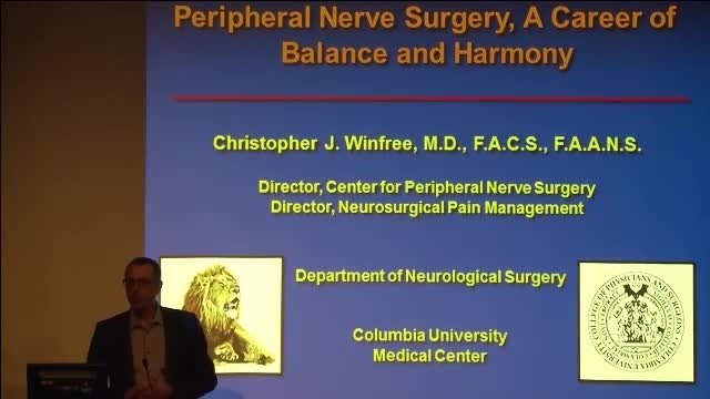 Grand Rounds: Christopher J. Winfree, MD, FACS, FAANS