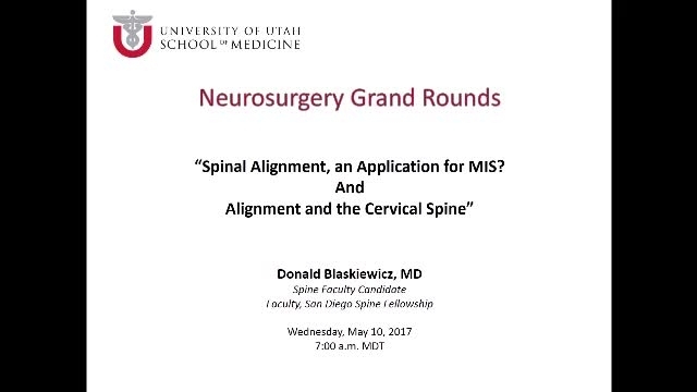 Grand Rounds: Donald Blaskiewicz, MD