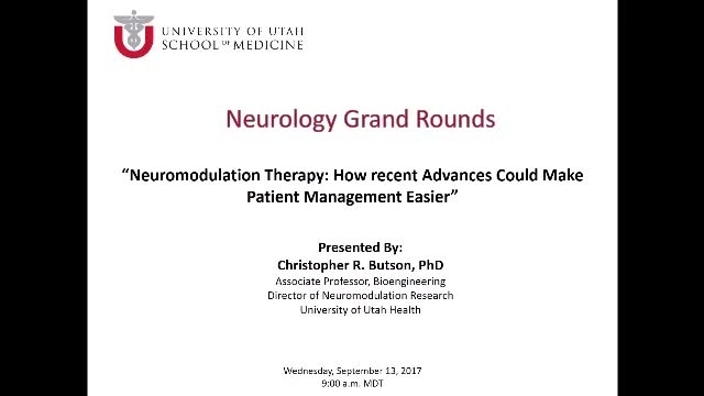 Grand Rounds: Christopher R. Butson, PhD