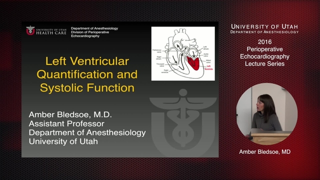 Grand Rounds: Amber Bledsoe, MD
