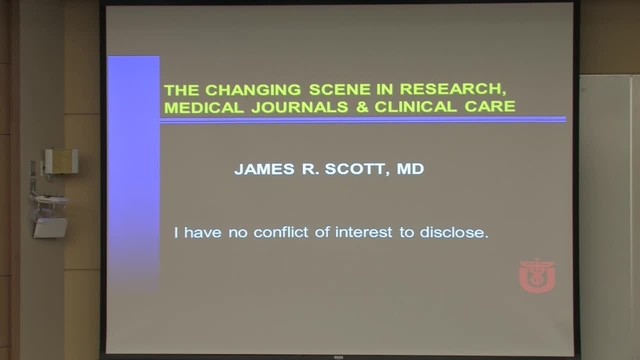 Grand Rounds: James Scott 