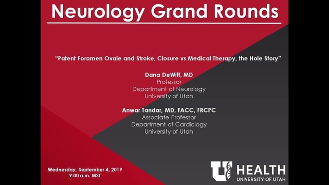 Grand Rounds: Dana DeWitt, MD / Anwar Tandar, MD