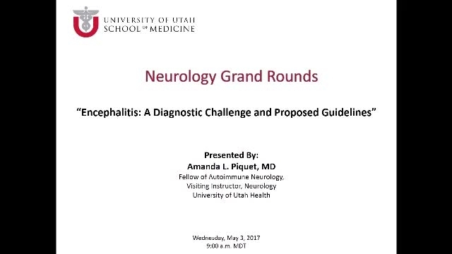 Grand Rounds: Amanda L. Piquet, MD / Nabeel Chauhan, MBBS