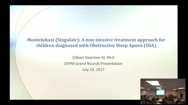 Grand Rounds: Gilbert Gaertner III, PA-S