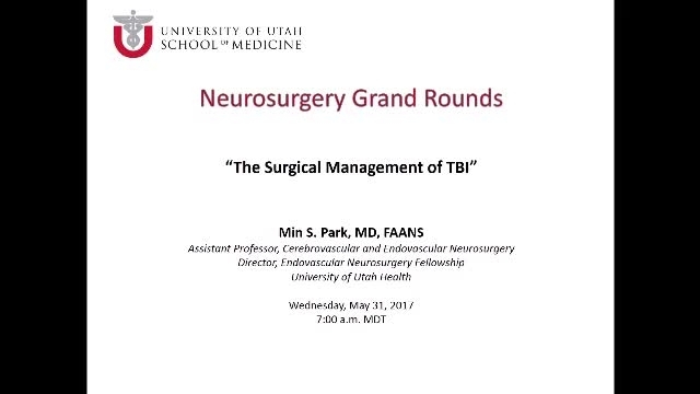 Grand Rounds: Min S. Park, MD, FAANS