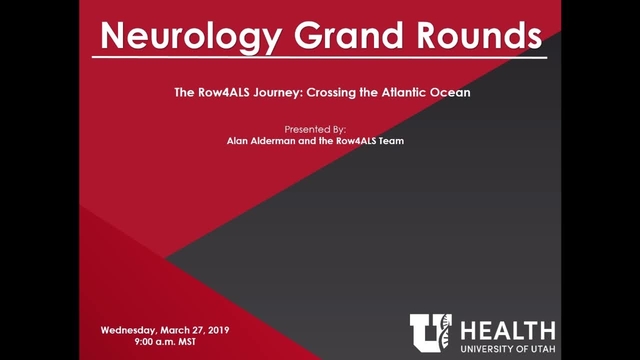 Grand Rounds: Alan Alderman and the Row4ALS Team