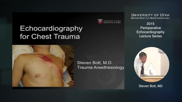 Grand Rounds: Steven Bott, MD