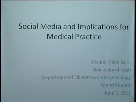 Grand Rounds: Kristina Milan, MD