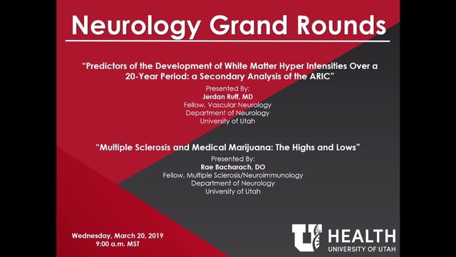Grand Rounds: Jerdan Ruff, MD / Rae Bacharach, DO