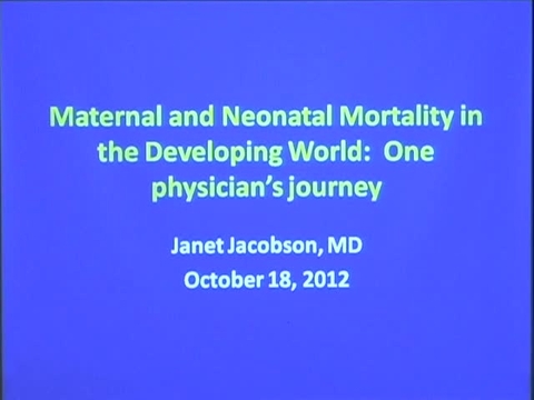 Grand Rounds: Janet C. Jacobson, MD