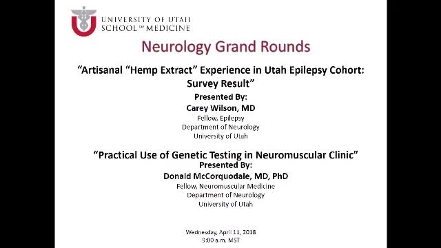 Grand Rounds: Carey Wilson, MD / Donald McCorquodale, MD, PhD