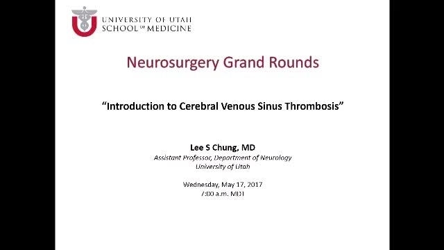Grand Rounds: Lee S. Chung, MD