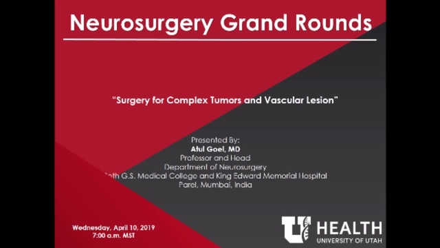Grand Rounds: Atul Goel, MD