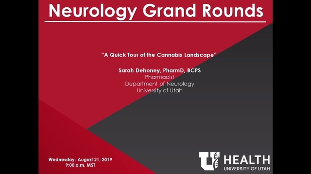 Grand Rounds: Sarah Dehoney, PharmD, BCPS