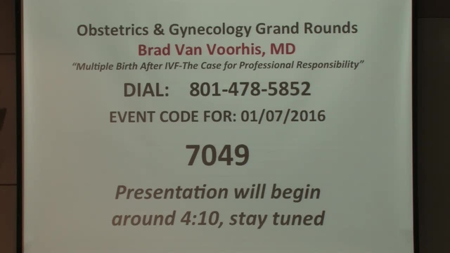 Grand Rounds: Brad Van Voorhis 