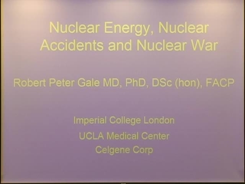 Grand Rounds: Robert Peter Gale 
