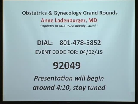 Grand Rounds: Anne Ladenburger