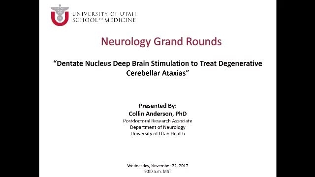 Grand Rounds: Collin Anderson, PhD