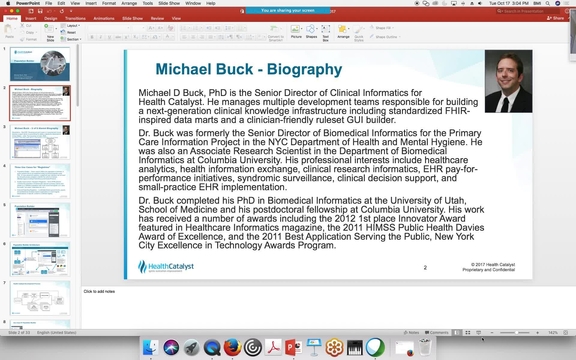 Grand Rounds: Michael Buck, PhD
