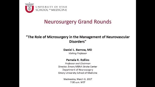 Grand Rounds: Daniel L. Barrow, MD