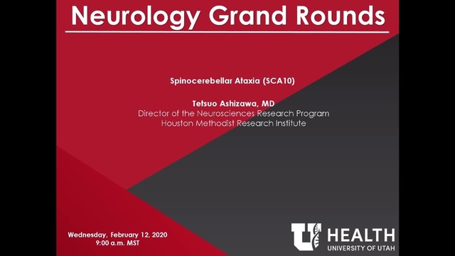 Grand Rounds: Tetsuo Ashizawa, MD