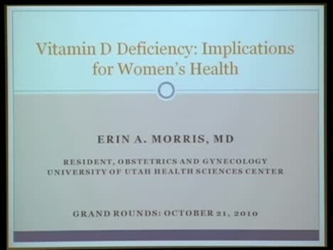 Grand Rounds: Erin Morris, MD