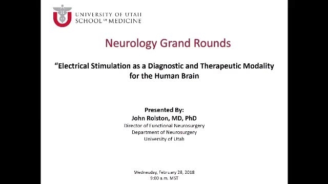 Grand Rounds: John Rolston, MD, PhD