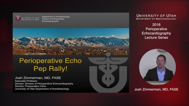 Grand Rounds: Josh Zimmerman, MD