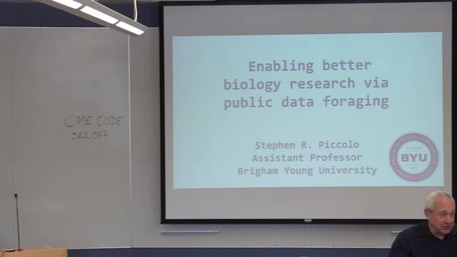 Grand Rounds: Stephen Piccolo, PhD