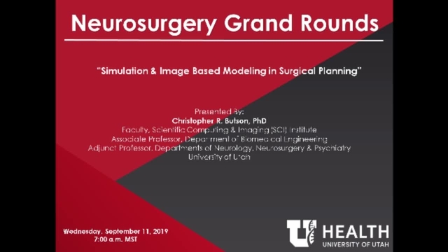 Grand Rounds: Christopher R. Butson, PhD