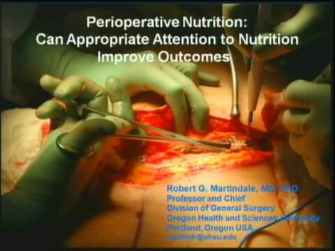 Grand Rounds: Robert Martindale, M.D.