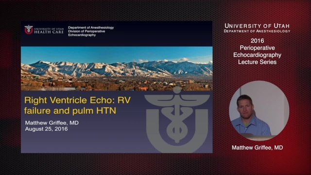 Grand Rounds: Matthew Griffee, MD