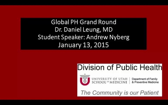 Grand Rounds: Daniel Leung, MD