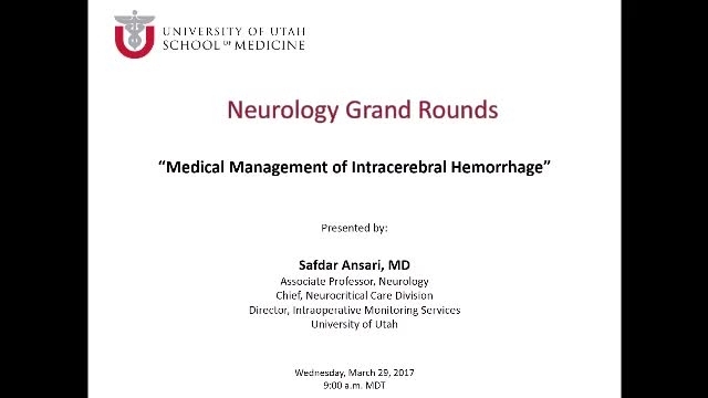 Grand Rounds: Safdar Ansari, MD