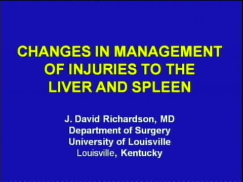 Grand Rounds: J. David Richardson, M.D.