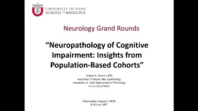 Grand Rounds: Joshua A. Sonnen, MD
