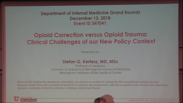 Grand Rounds: Stefan G. Kertesz
