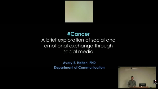 Grand Rounds: Avery E. Holton, PhD