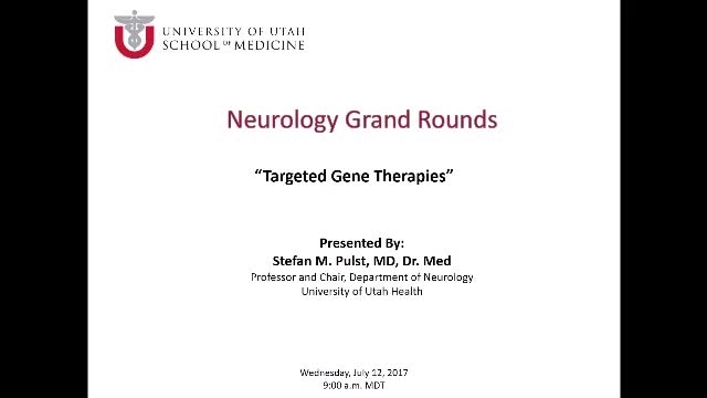 Grand Rounds: Stefan M. Pulst, MD, Dr. med
