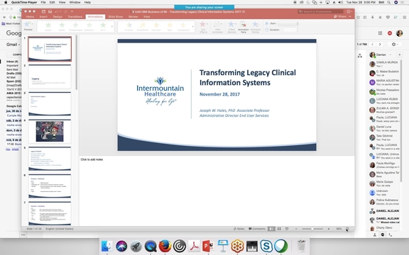 Grand Rounds: Joseph W. Hales, PhD