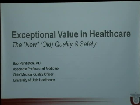 Grand Rounds: Robert Pendleton, MD, FACP