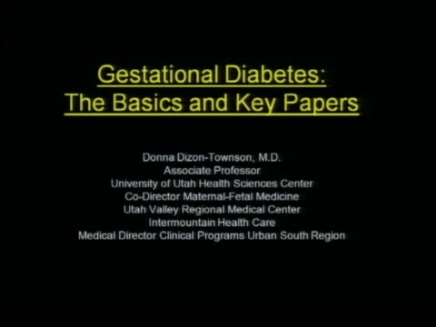 Grand Rounds: Donna Dizon-Townson, MD