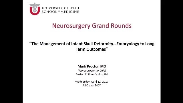 Grand Rounds: Mark Proctor, MD