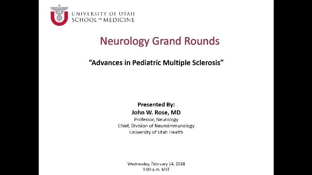 Grand Rounds: John W. Rose, MD