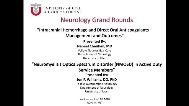 Grand Rounds: Nabeel Chauhan, MD / Jon Williams, DO, PhD